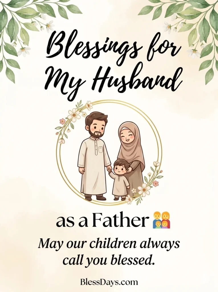 Blessings for My Husband as a Father