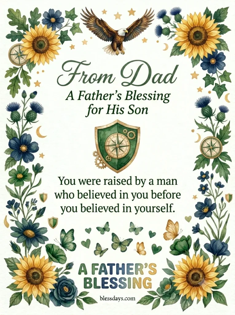 Blessings for My Son From Dad