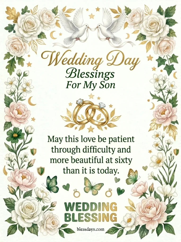 Blessings for My Son on His Wedding Day