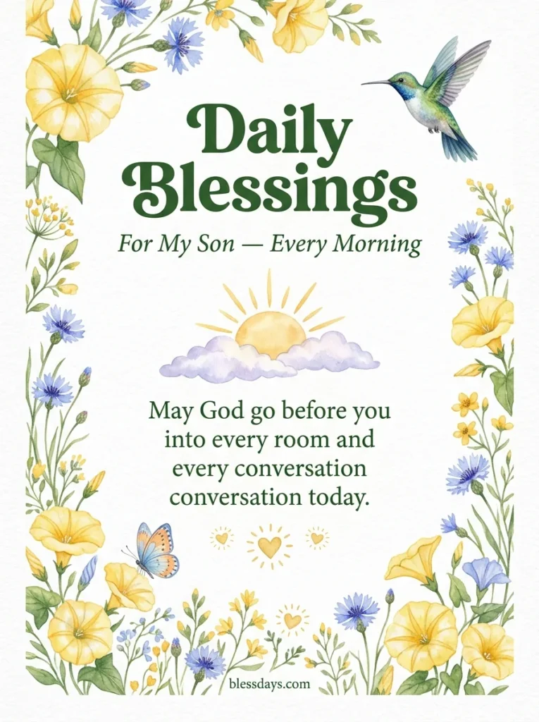 Daily Blessings for My Son