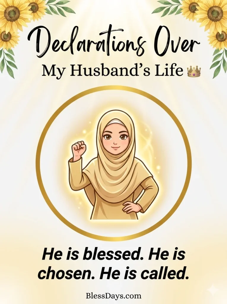 Declarations Over My Husband's Life