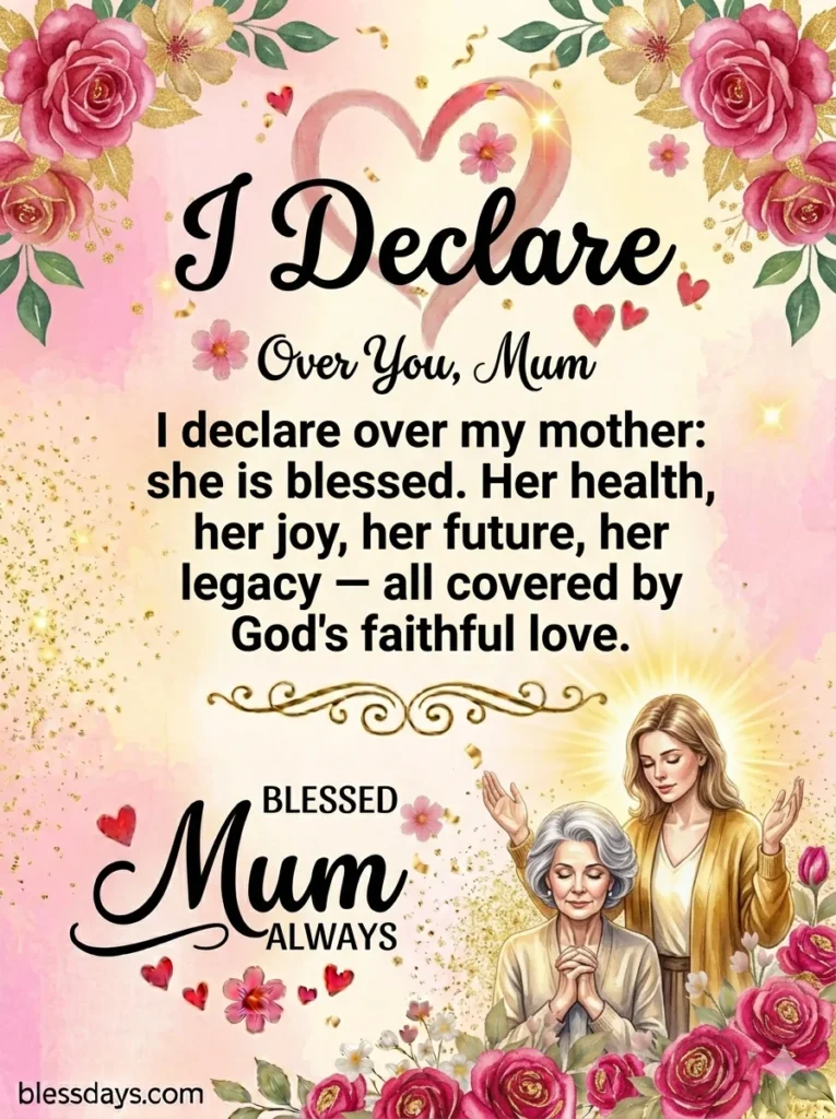 Declarations Over My Mother's Life