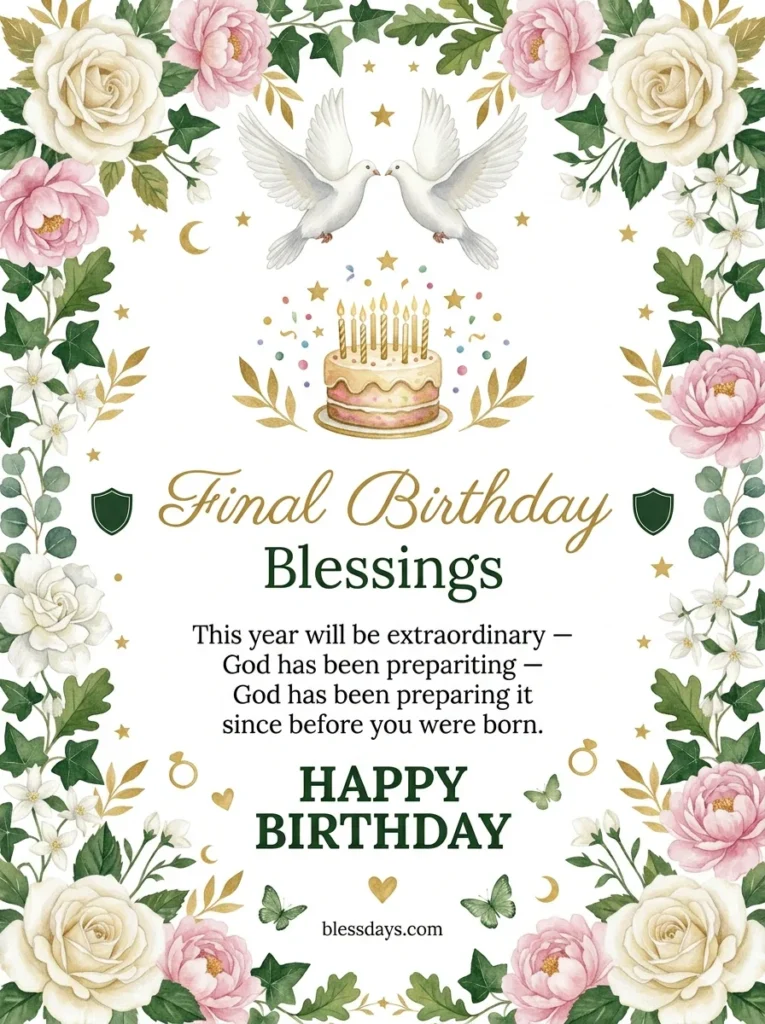 Birthday Blessings for Myself 