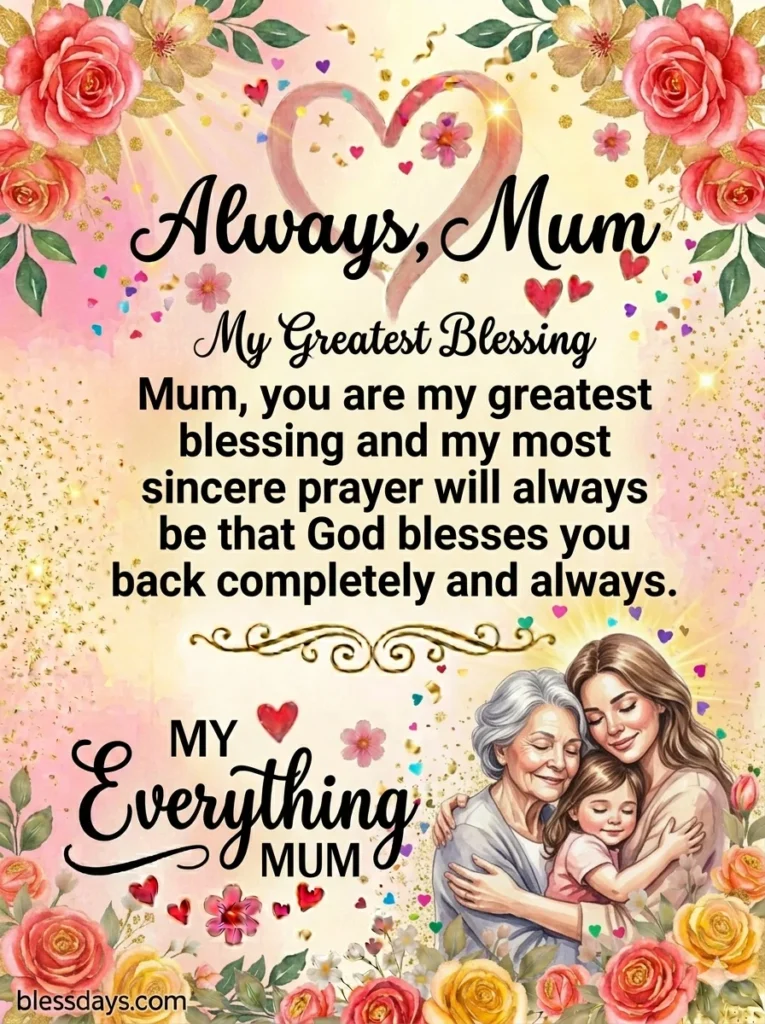Blessings for My Mother
