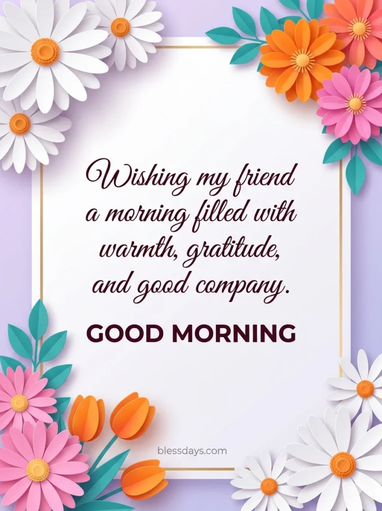  Good Morning Blessings for a Friend