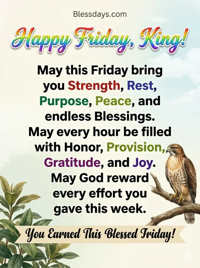 Friday Blessings for Him