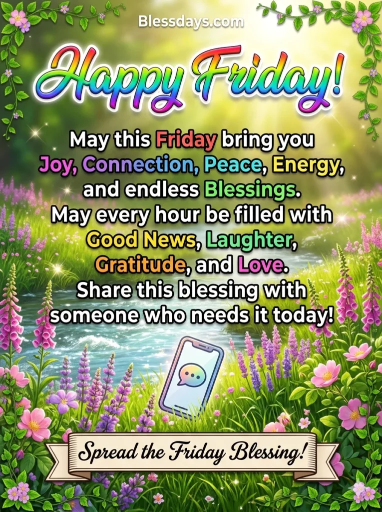 Friday Blessings for Social Media and WhatsApp