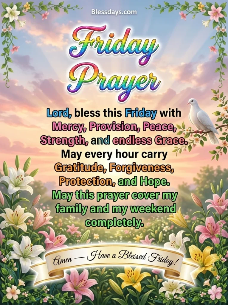 Friday Morning Prayers and Blessings