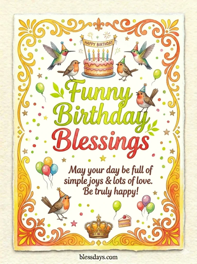 Funny Birthday Blessings