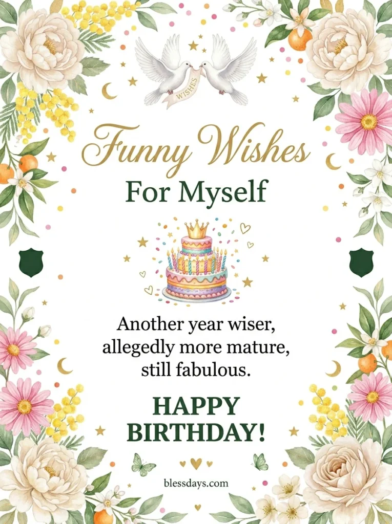 Funny Birthday Wishes for Myself