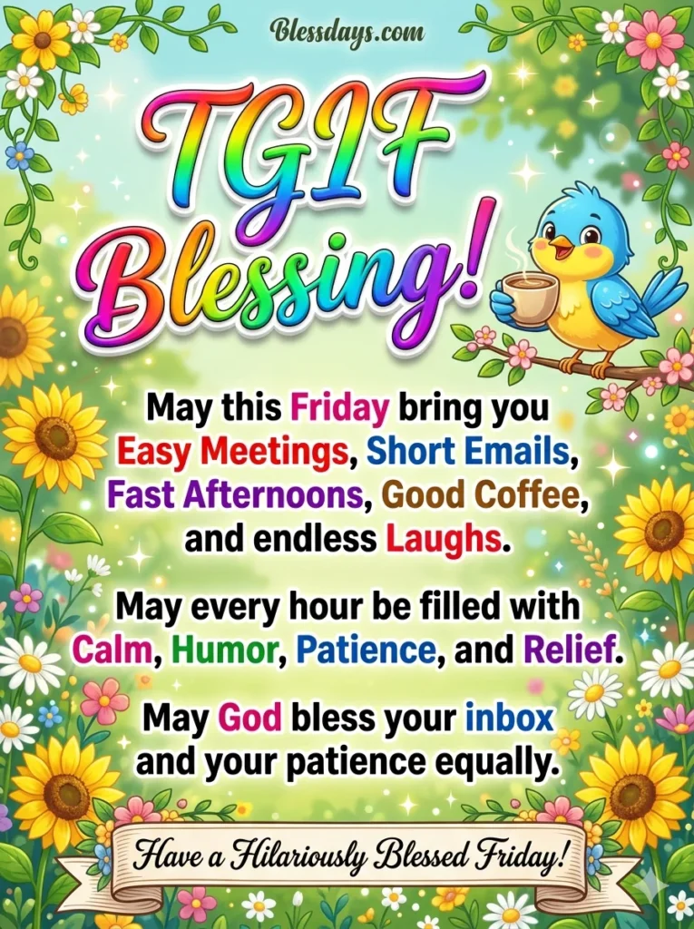 Funny Friday Morning Blessings