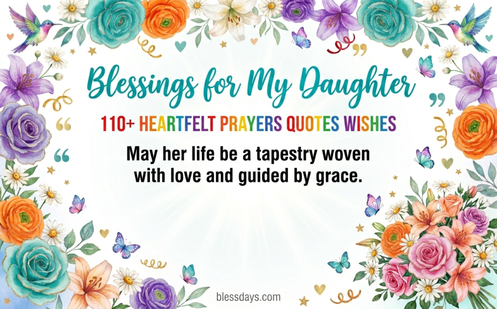 110+ Blessings for My Daughter — Heartfelt Prayers, Quotes and Wishes Blessings for My Daughter