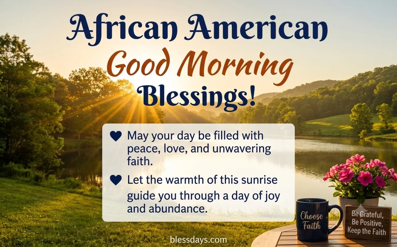 African American Good Morning Blessings