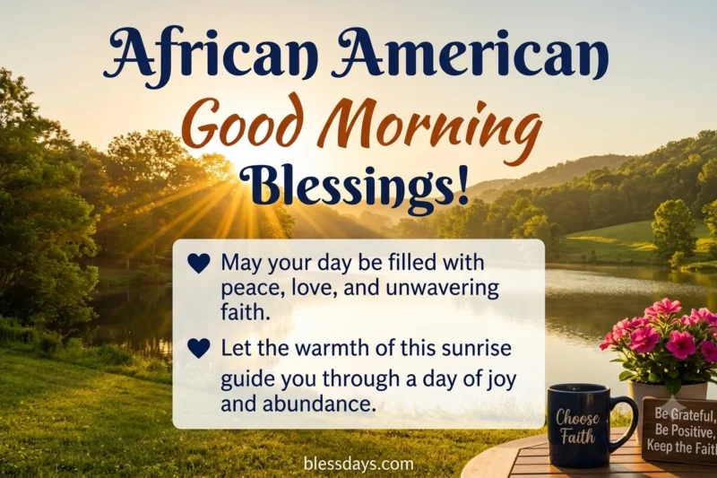 100+ African American Good Morning Blessings, Quotes and Prayers to Start Your Day