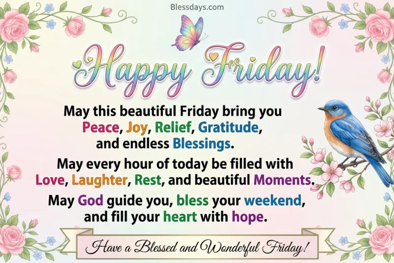 170+ Good Morning Friday Blessings, Quotes, Images and Prayers
