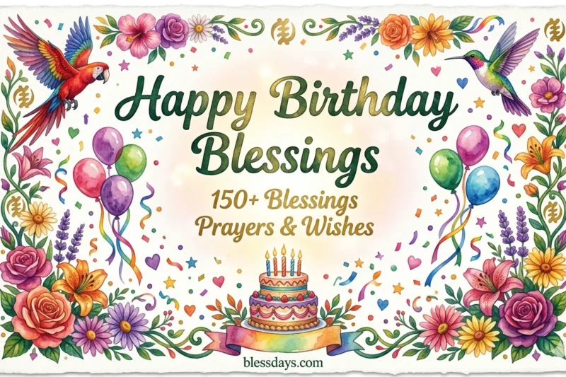150+ Happy Birthday Blessings, Prayers and Wishes for Loved Ones