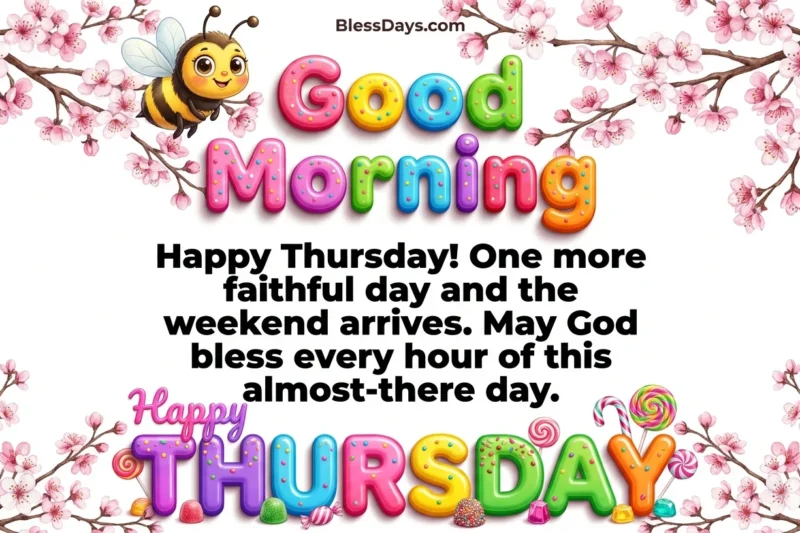 130+ Happy Thursday Morning Blessings, Quotes and Prayers