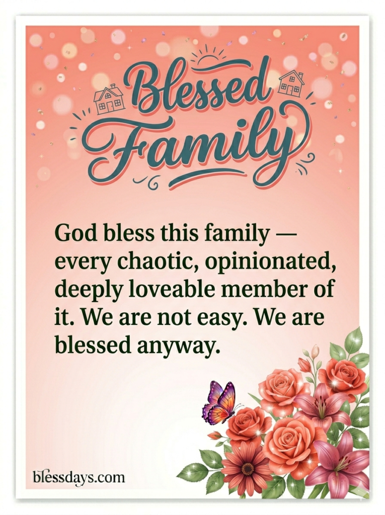 7. Funny Blessings for Family