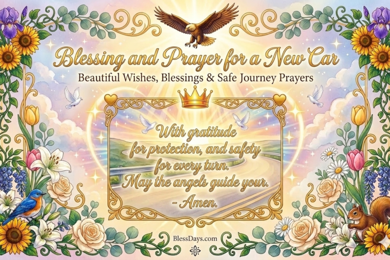 100+ Blessing and Prayer for a New Car Beautiful Wishes and Prayers