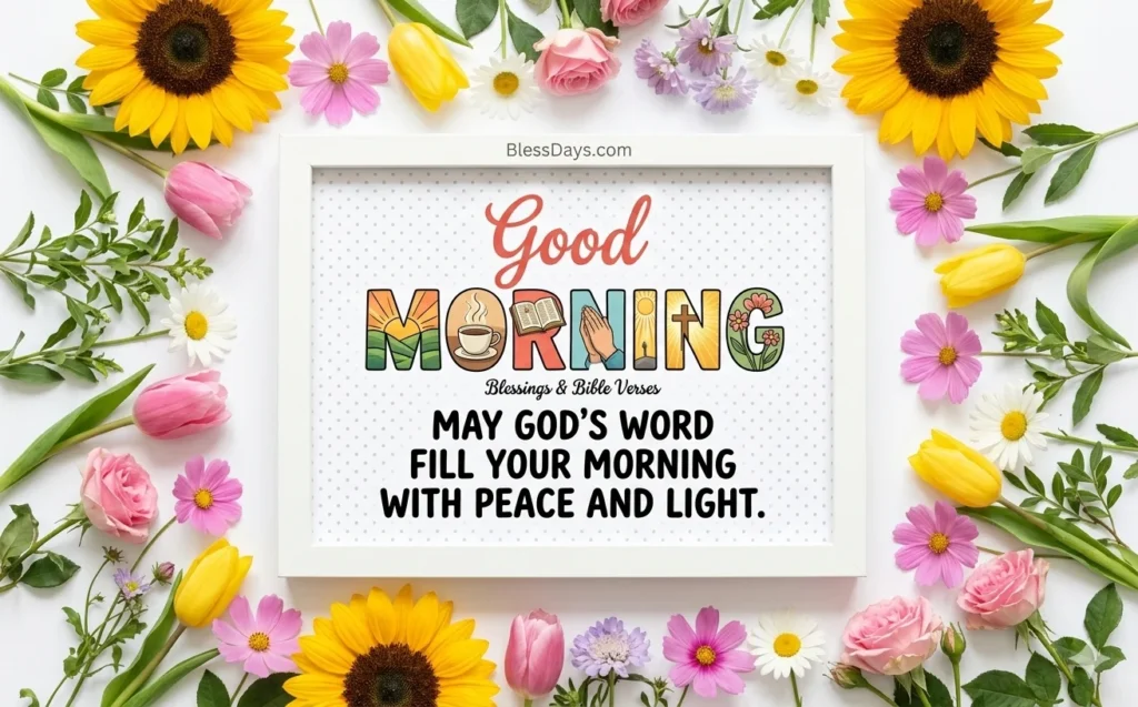 Good Morning Blessings with Bible Verses