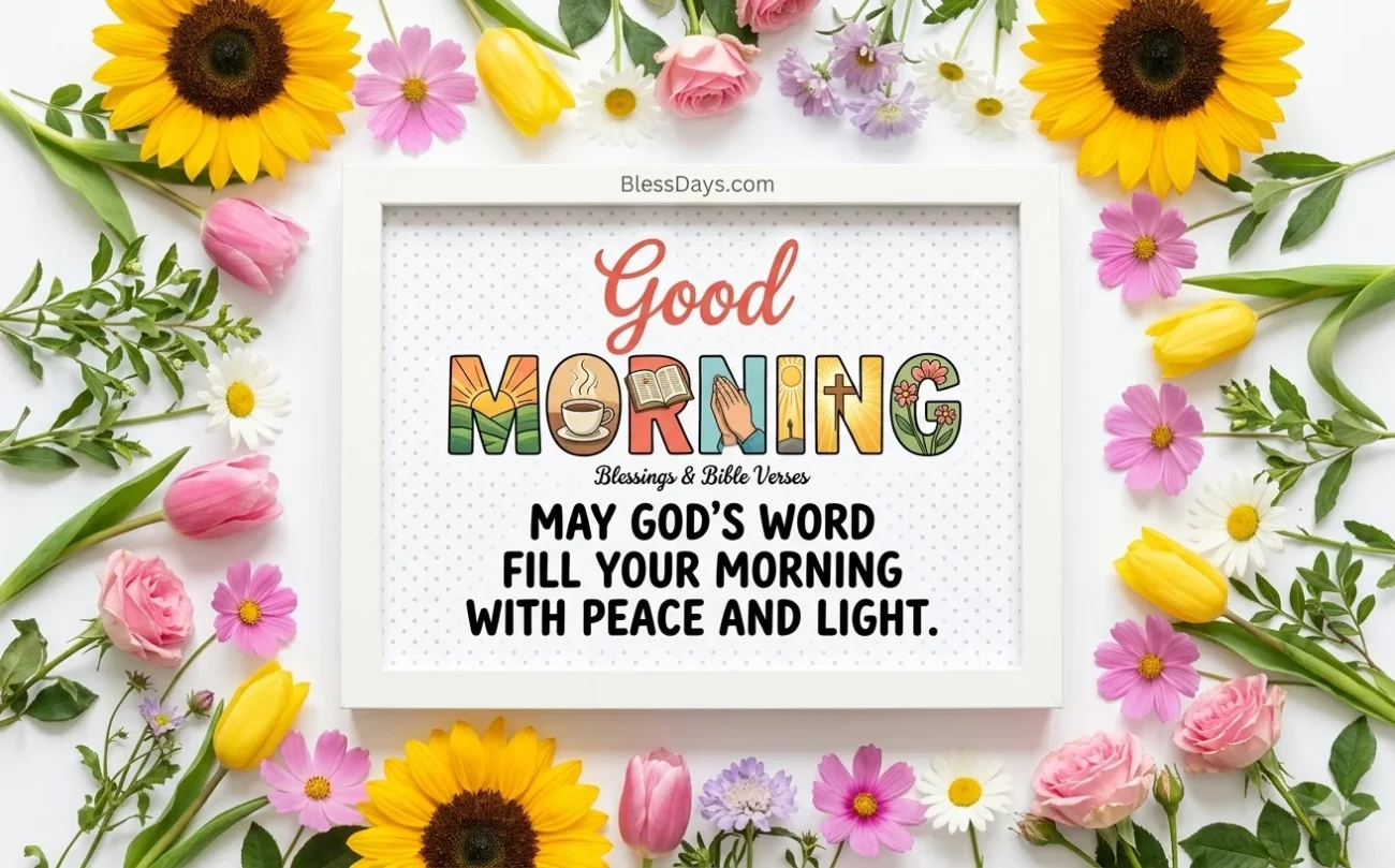 Good Morning Blessings with Bible Verses