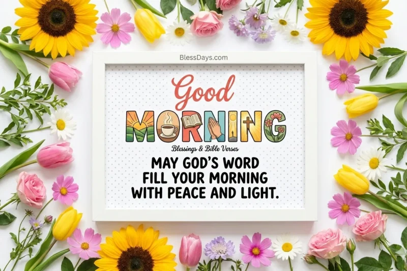 100+ Good Morning Blessings with Bible Verses Scripture and Prayers