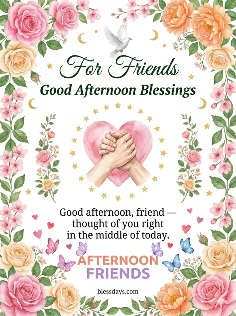 Good Afternoon Blessings for Friends
