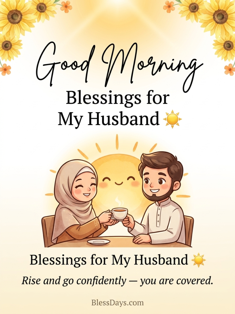 Good Morning Blessings for My Husband