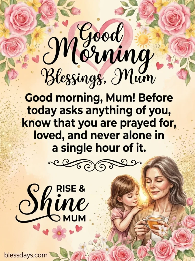 Good Morning Blessings for My Mother