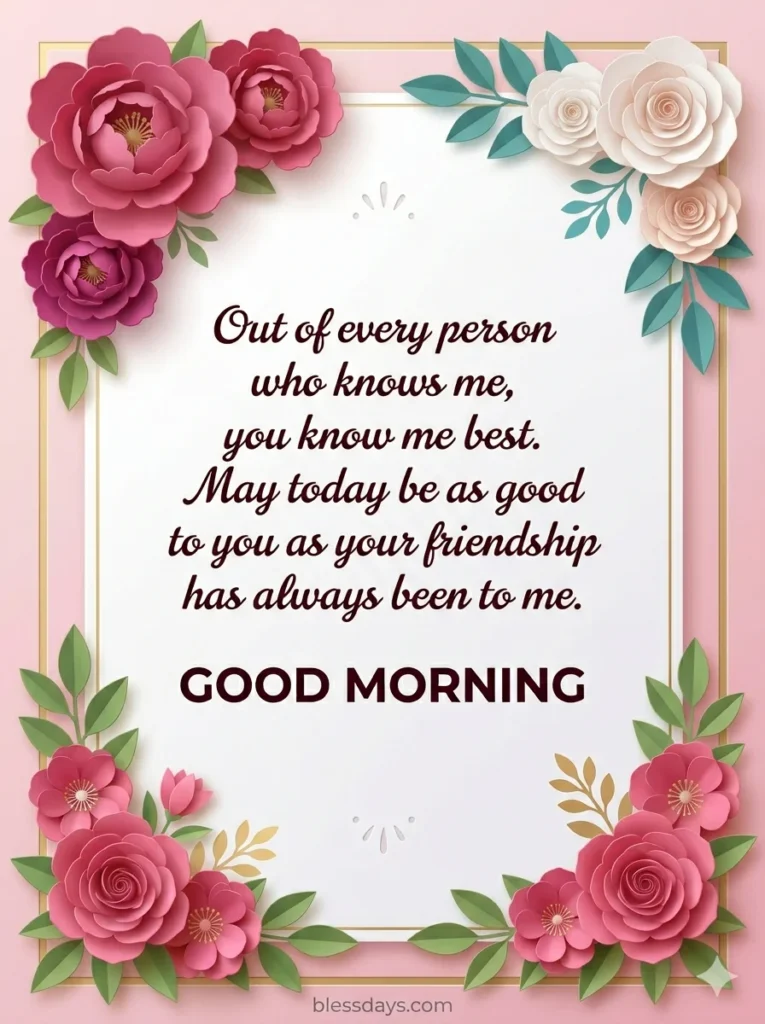 Good Morning Blessings for a Best Friend