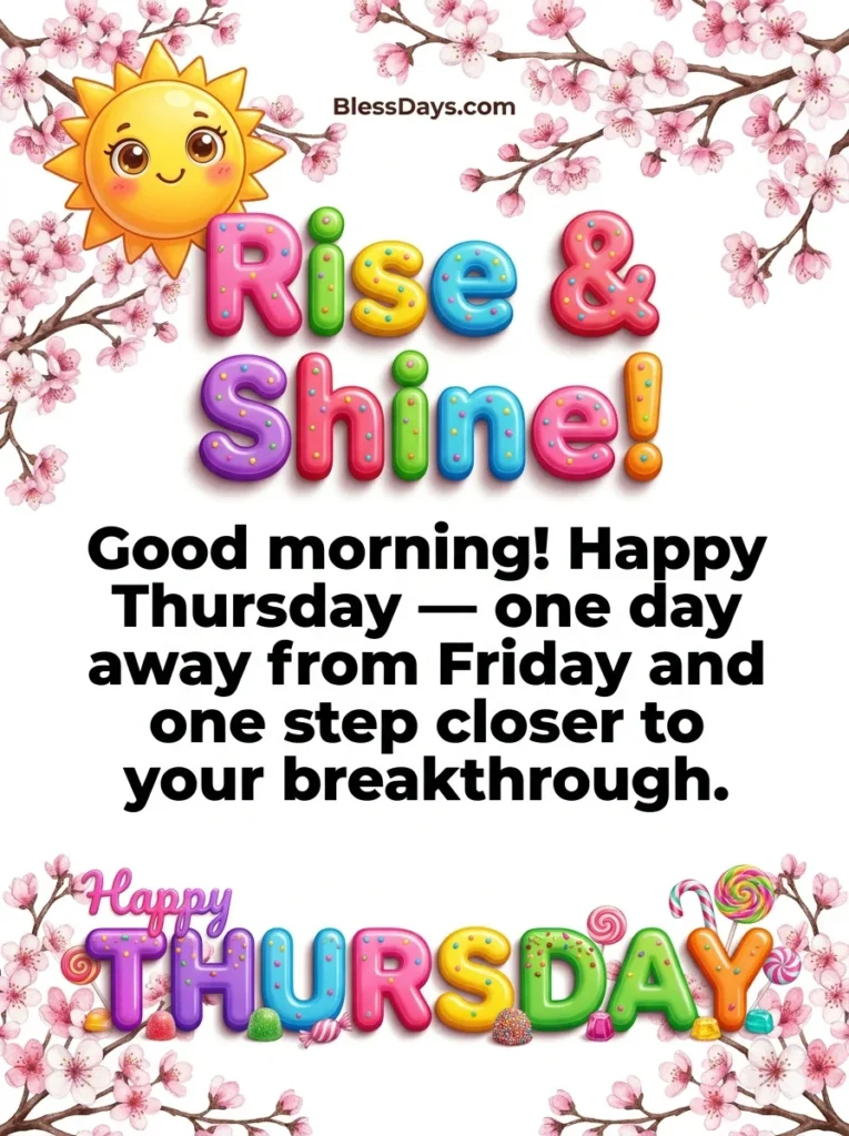 Good Morning Thursday Blessings to Start the Day Right