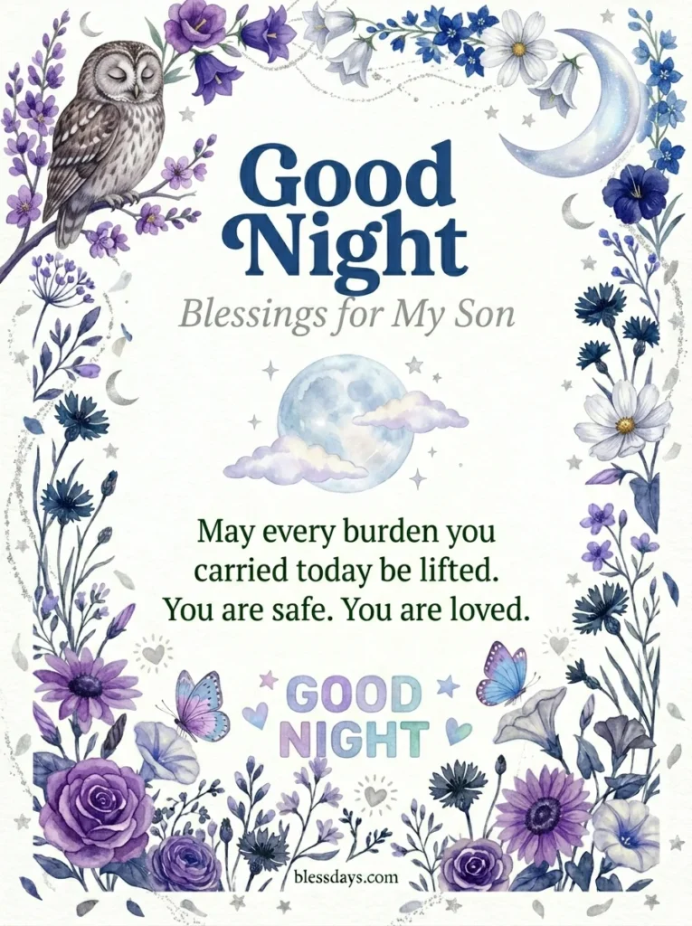 Good Night Blessings for My Son