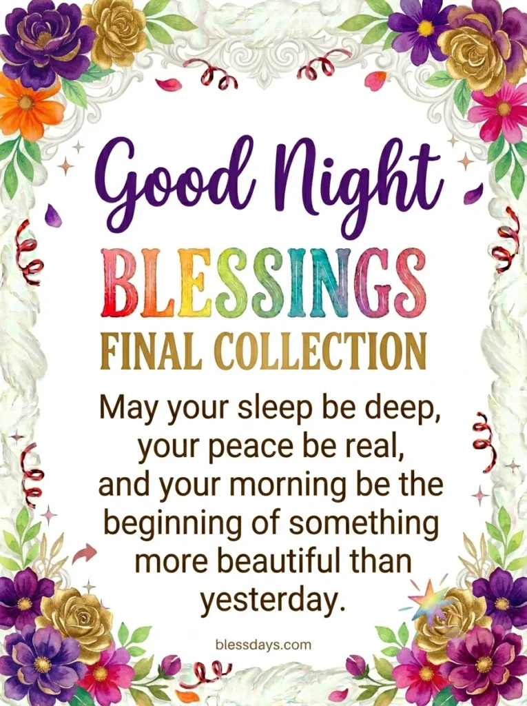 Good Night Blessings