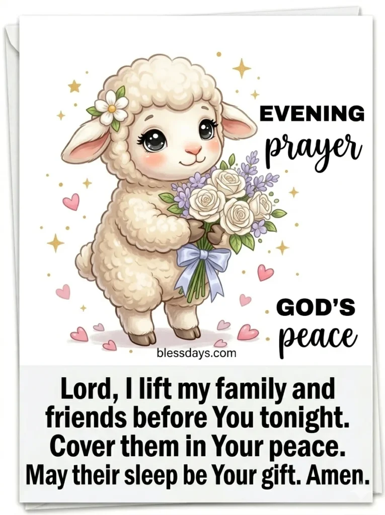 Good Night Prayers for Friends and Family