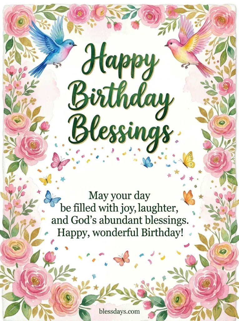 Happy Birthday Blessings From the Heart