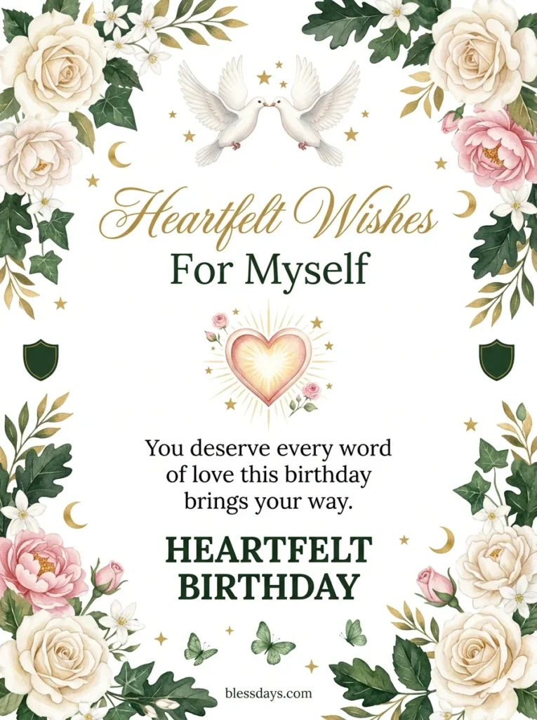 Heartfelt Birthday Wishes for Myself