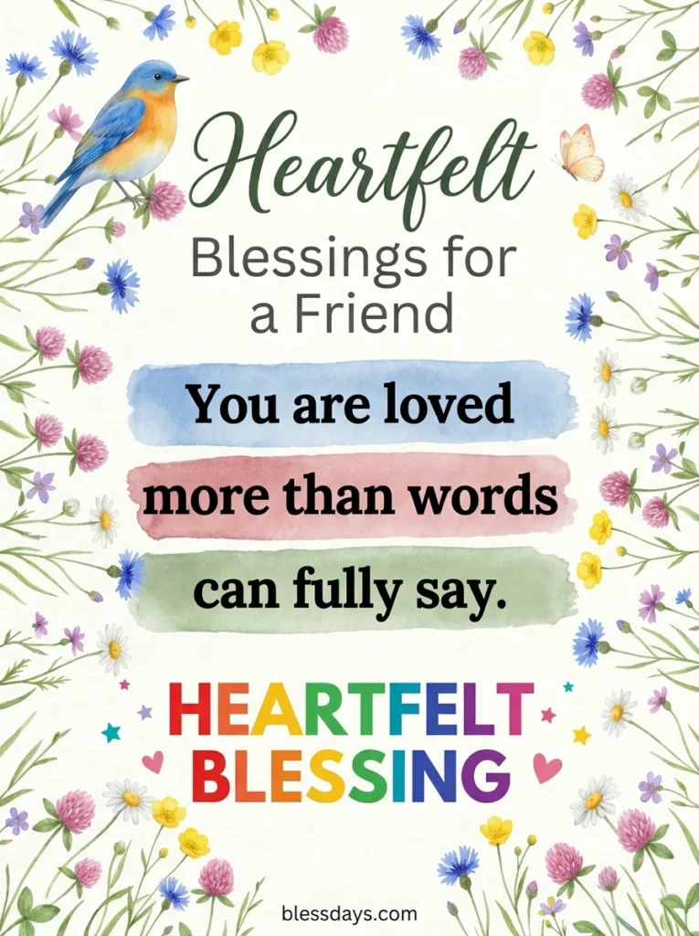 Heartfelt Blessings for a Friend