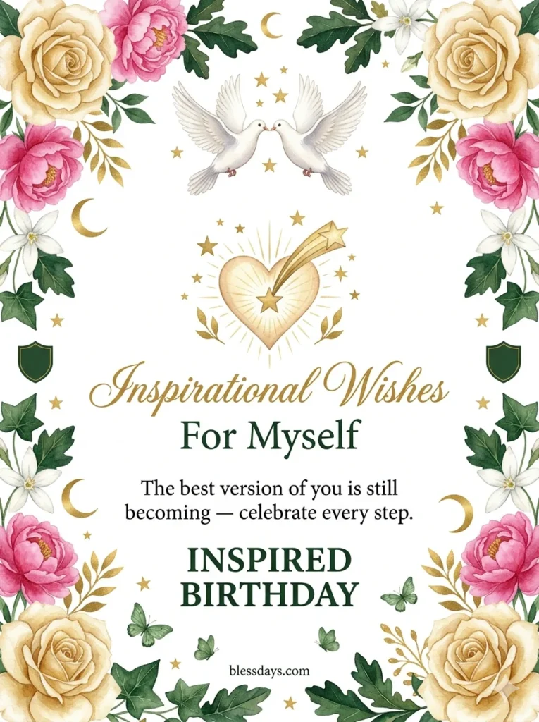 Inspirational Birthday Wishes for Myself