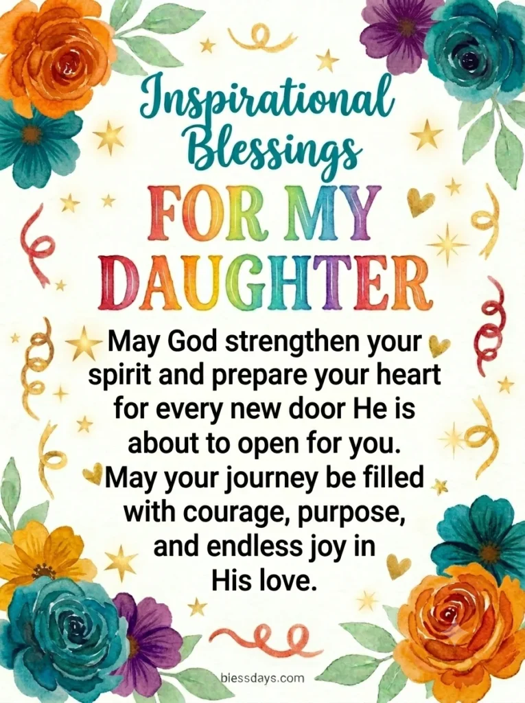 Inspirational Blessings and Quotes for My Daughter