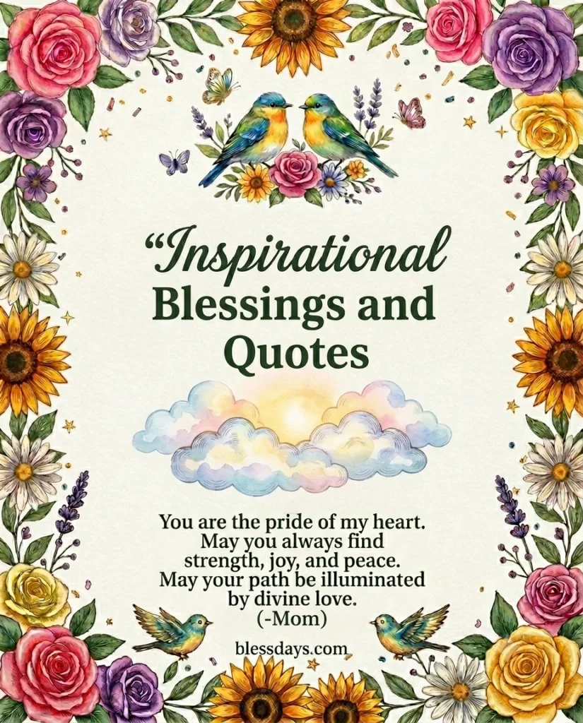 Inspirational Blessings and Quotes for My Son