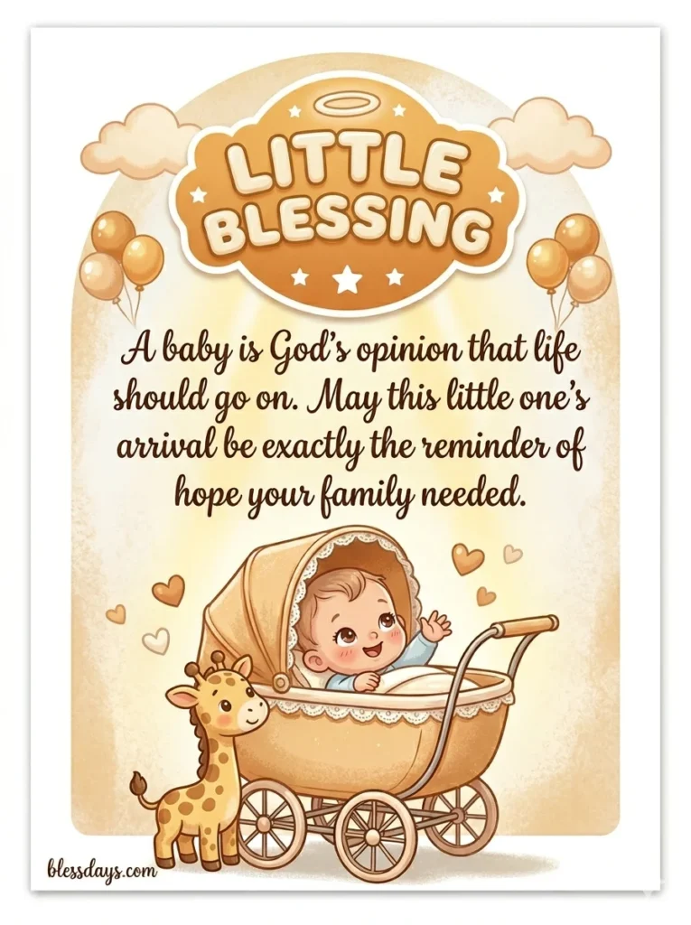 Inspirational Blessings and Quotes for a New Baby