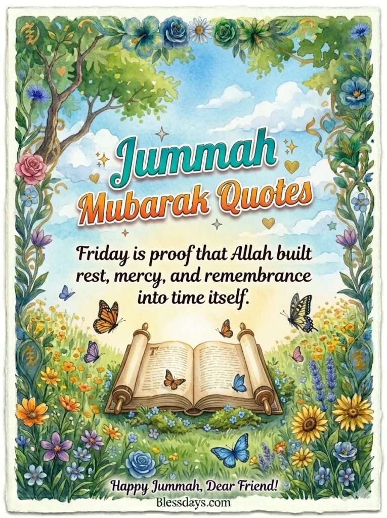 Inspirational Jummah Mubarak Quotes