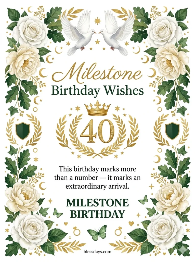 Milestone Birthday Wishes for Myself