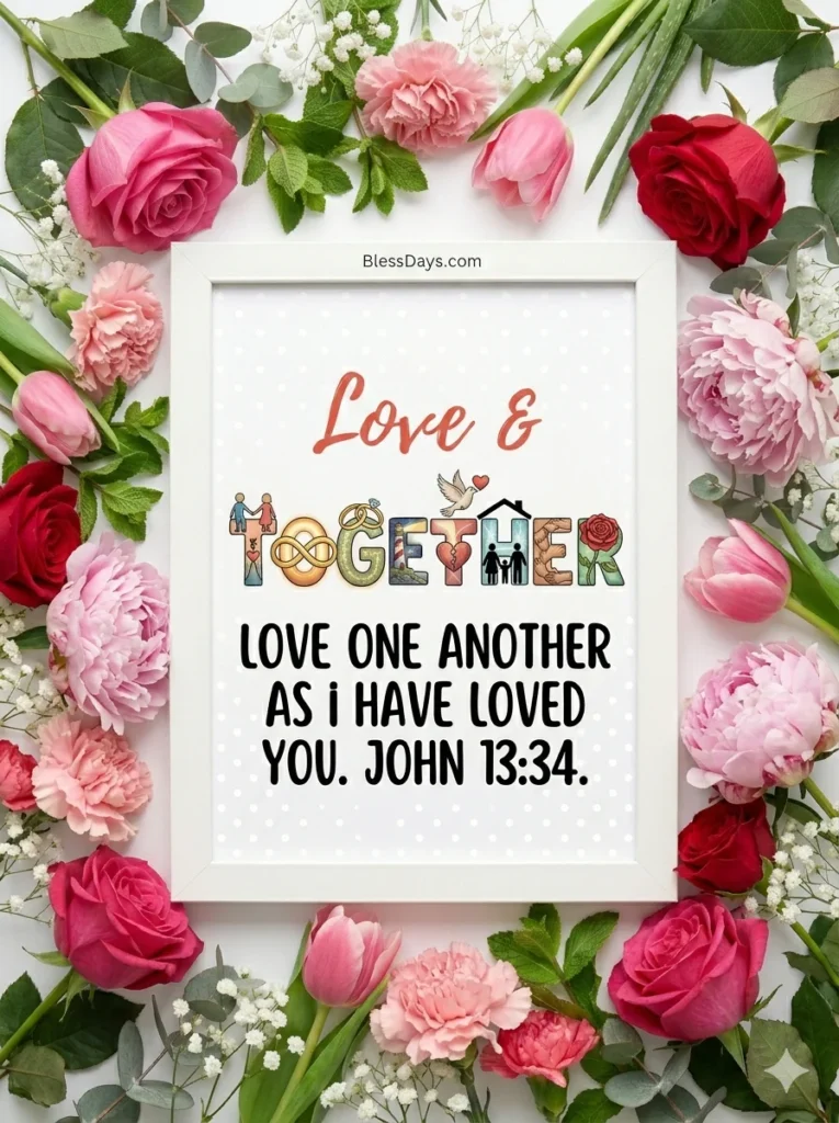 Morning Blessings with Bible Verses on Love and Relationships