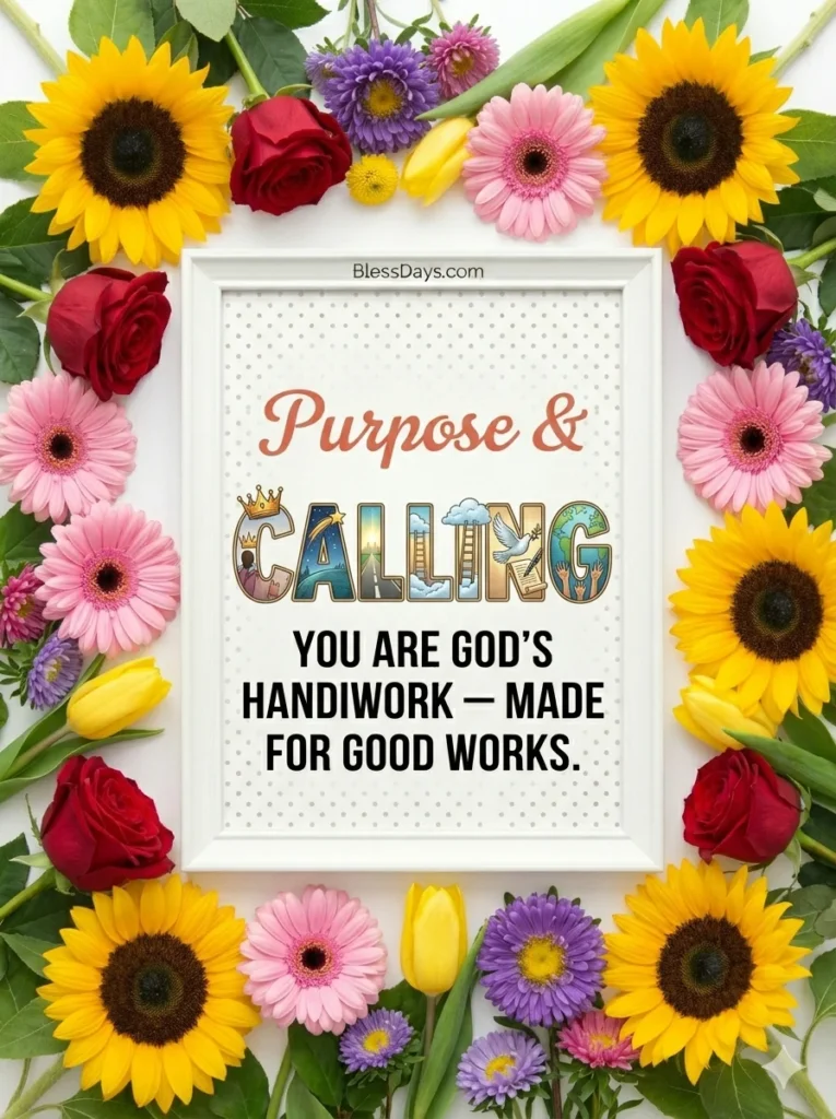Morning Blessings with Scripture on Purpose and Calling