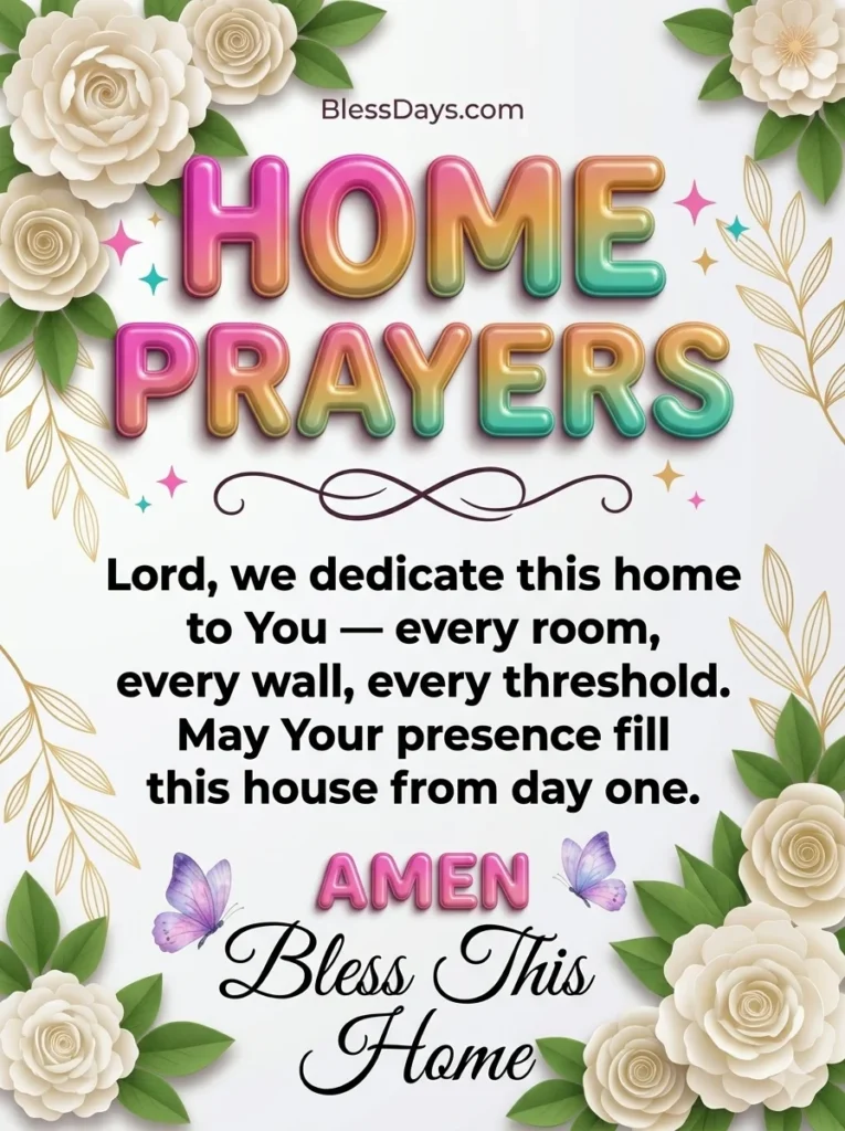 New Home Blessing Prayers — For the Homeowner