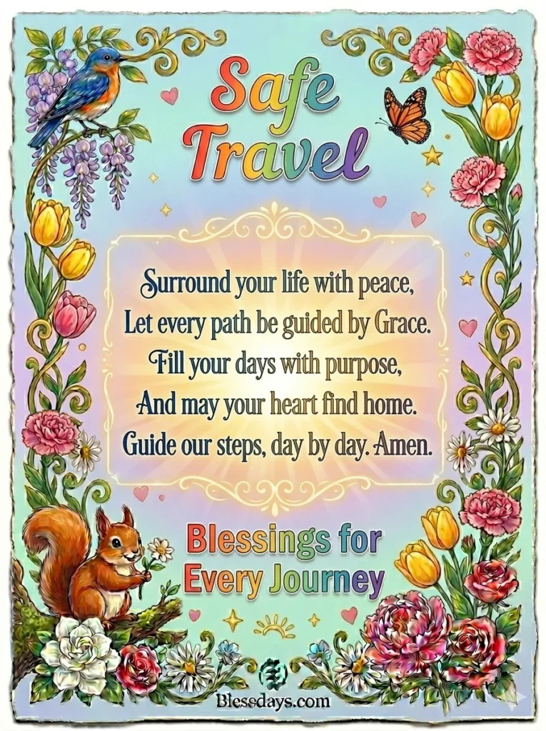 safe travel blessing and prayer for a new car