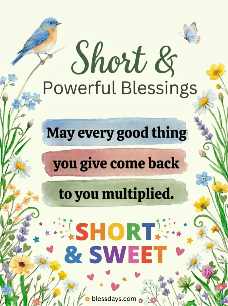 Short and Powerful Friendship Blessings