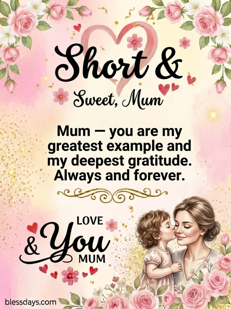 Short and Sweet Mother Blessings