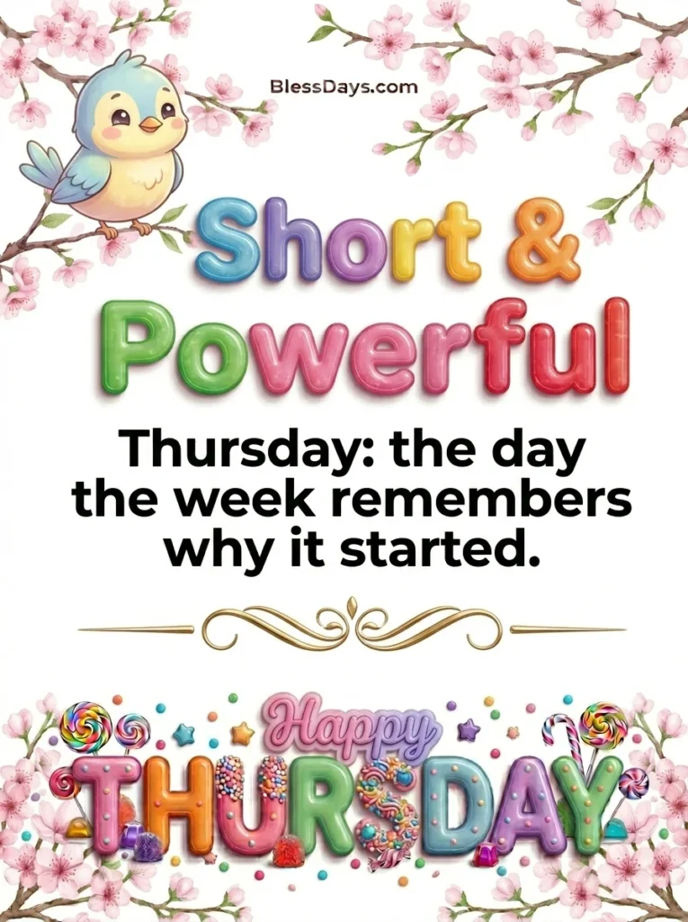 Thursday Blessings Quotes — Short and Powerful